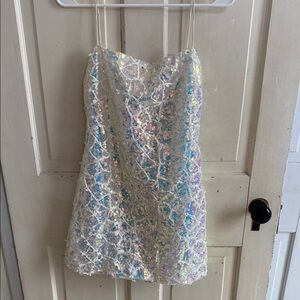 Clearance Storia sequined mini dress size M